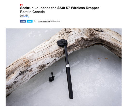 SEEKRUN S7 Wireless Dropper Post Featured on Pinkbike